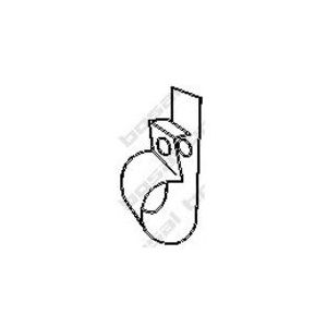 Houder, Uitlaatsysteem Ford Bosal 251-