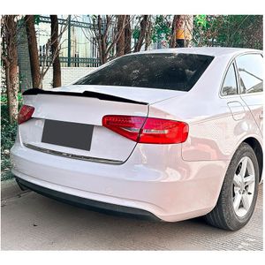 Achterspoiler Passend Voor Audi A4 () Sedan 2008-2015 (Abs Glanzend Zwart) Audi Autostyle Ts Au93