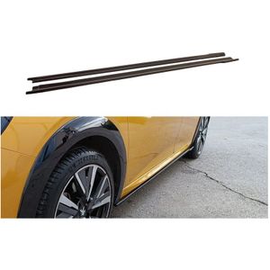 Set Sideskirts V.2 Passend Voor Peugeot 208 2019- (Abs) Peugeot Motordrome Dx Spe06