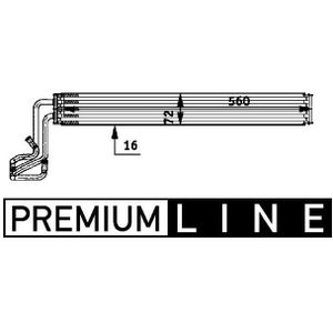 Oliekoeler, Besturing Audi, Volkswagen Mahle Clc 51 000p