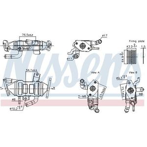 Koeler, Uitlaatterugvoering Suzuki, Toyota Nissens 989488