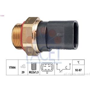 Temperatuurschakelaar, Radiateurventilator Fiat, Iveco, Lancia Facet 7.5187