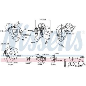 Turbocharger ** First Fit ** Mitsubishi Nissens 93636