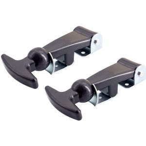 Simoni Racing Universele Motorkaphaken Type 6 - Zilver/Zwart - Quick Release