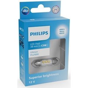Philips Ultinon Pro7000 - Warm Wit - 12V - Interieurverlichting