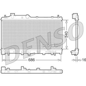 Radiateur Subaru Denso Drm36015