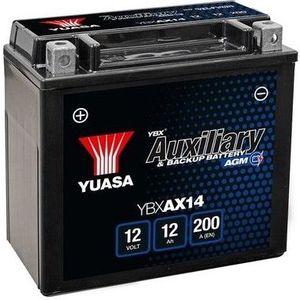 Yuasa Accu Ybxax14 12 Ah Audi, Bmw, Hyundai, Infiniti, Jeep, Mercedes-Benz, Rolls-Royce Yuasa Ybxax14