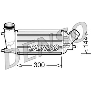 Denso - Dit07001 - Intercooler - Aluminium - Voor Citroen, Fiat, Peugeot