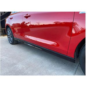 Set Sideskirts Passend Voor Hyundai I30 Iii Hatchback + Fastback 2016-(Abs Glanzend Zwart) Hyundai Motordrome Dx Shy04