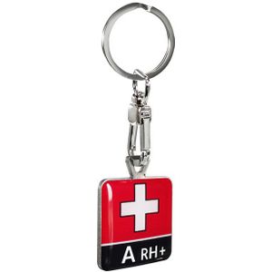 RVS Sleutelhanger - 'Blood Type' A RH+