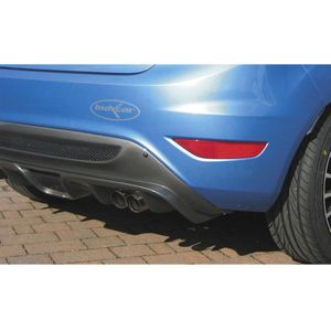 Inoxcar Uitlaat Passend Voor Ford Fiesta Vii 1.6 (120pk) 9/2008- 2x80mm Racing Ford Inoxcar Ix Fofi19ra