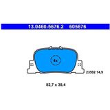 Toyota - Remblokkenset - Schijfrem - Set van 4 Remblokken per As