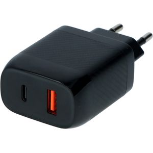 Carpoint Duo Thuis Snellader 20W USB-C + 18W USB 3.0