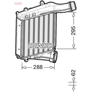 Porsche - Denso Dit28019 - Intercooler - Inlaatluchtkoeler - Aluminium