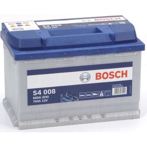 Bosch Auto Accu S4008 - 74A/h - 680A - Voertuigen Zonder Start-Stopsysteem
