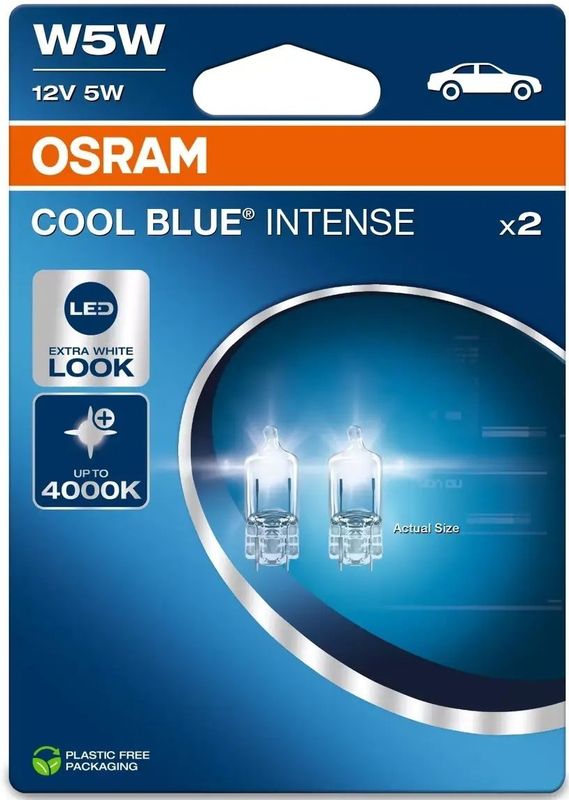 Claxon - W5W - Oranje - Blisterverpakking - 2 Stuks