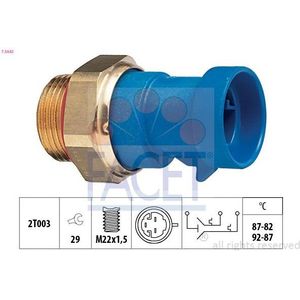 Temperatuurschakelaar, Radiateurventilator Citroen, Fiat, Peugeot Facet 7.5642