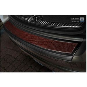 Rvs Bumper Beschermer Passend Voor 'Deluxe' Volvo Xc60 2013-2016 Zwart/Rood-Zwart Carbon Volvo Avisa Av 244035