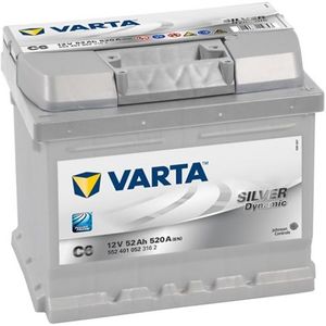 Varta Accu Zilver Dynamic C6 52 Ah