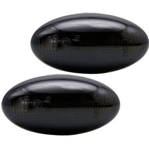 Set Led Zijknipperlichten Passend Voor Toyota Aygo 2005-2014 & 2014- / Proace 2013- - Rookgrijs- Inc Toyota Autostyle Dl Tol01ls