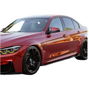 Oneway Set Sideskirts Passend Voor Bmw M3 F80 2014-2018 - Glanzend Zwart Bmw Oneway Ow Ss10044