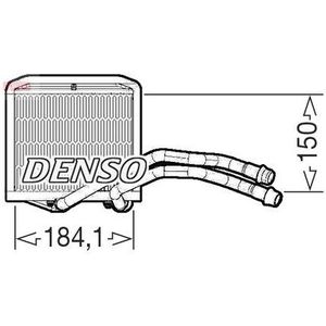 Kachelradiateur - Interieurverwarming - Abarth, Alfa Romeo, Citroen, Fiat, Opel, Peugeot - Denso Drr09102