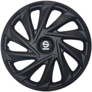 Sparco Wieldoppenset Varese 14-Inch Zwart