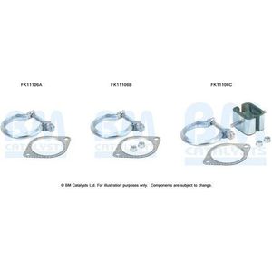 Montageset Roetfilter Nissan, Opel, Renault Bm Catalysts Fk11106