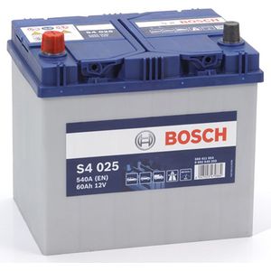 Bosch Auto Accu S4025 - 60Ah - 540A - Voertuigen Zonder Start-Stopsysteem