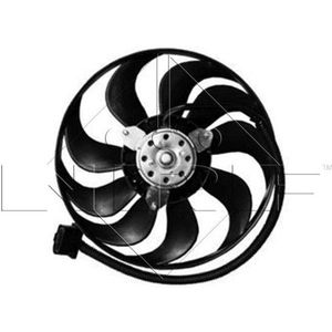 Koelventilator - Seat, Skoda, Volkswagen - NRF 47376 - 12 Volt - 60 Watt - 290 mm
