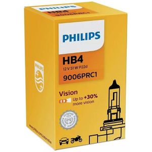 Philips Vision Hb4 Alpina, Bmw, Chevrolet, Chrysler, Daihatsu, Dodge, Ford, Honda, Hyundai, Infiniti, Jaguar, Jeep, Kia, Lexus, Mazda, Mercedes-Benz, Mitsubishi, Nissan, Opel, Seat, Skoda, Subaru, Toyota, Volkswagen Philips 9006prc1