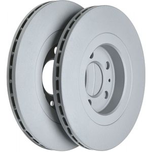 Mazda - Ate 24.0124-0164.1 - Remschijf - Geventileerd - Gecoat - Voor