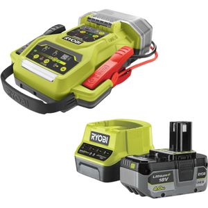 Ryobi ONE+18V Accu Jumpstarter RJSC18-0 Inclusief 4,0ah Accu + Lader