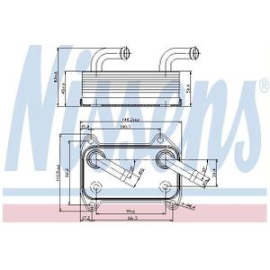 Oliekoeler, Motorolie Volvo Nissens 90707