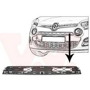 VanWezel 4372591 - Grille Prise D'air Supérieure - Voor Renault Twingo 2012 tot 2014