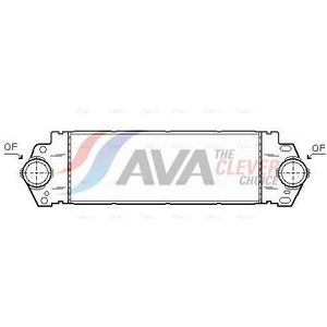 Intercooler, Inlaatluchtkoeler Volkswagen Ava Vna4233