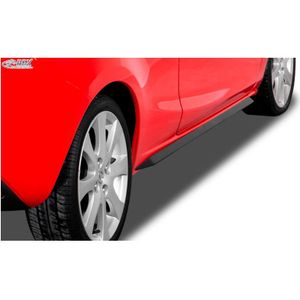 Sideskirts 'Slim' Passend Voor Mazda 2 (De) 2007-2014 (Abs Zwart Glanzend) Mazda Rdx Racedesign Rd Sma08