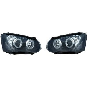 Set Koplampen Passend Voor Subaru Impreza 2003-2005 - Zwart - Incl. Angel-Eyes Subaru Autostyle Dl Sbk03j