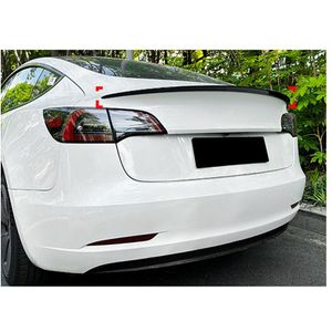 Achterspoiler Passend Voor Tesla Model 3 2017- Incl. Facelift (Abs Glanzend Zwart) Tesla Autostyle Ts Ts05