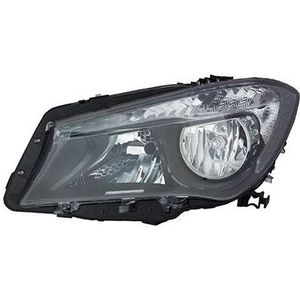 VanWezel - 2927961 - Voorlicht - Zwart - Voor Mercedes CLA C117/X117 2013-2019