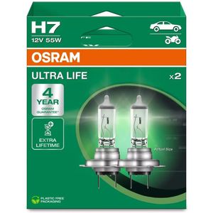 Osram - Ultra Life - Autolampen - 12V H7 - 2 Stuks