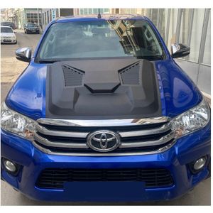 Oneway Motorkapluchtinlaat (Scoop) Passend Voor Toyota Hilux 8e Gen. 2015-2020 - Versie 2 - Matzwart Toyota Oneway Ow Bs06016