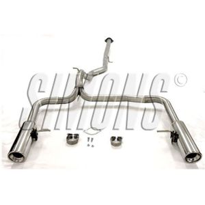 Simons - Uitlaat - Zilver - Passend Voor Volvo V70 AWD 2008 - Einddemper