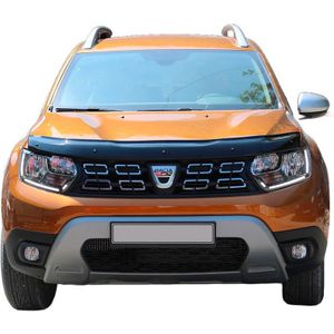 Oneway Motorkapbeschermer (Steenslagcover) Passend Voor Dacia Duster Ii 2018-2024 - Glanzend Zwart Dacia Oneway Ow Bp04019