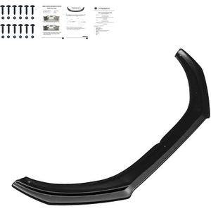 Oneway Voorspoilerlip Passend Voor Volvo V40 R-Design 2012-2019 - Glanzend Zwart Volvo Oneway Ow Fs01102