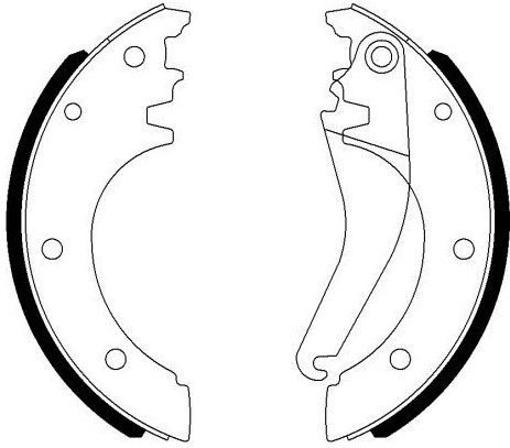 Remschoenset Iveco Textar 91075600