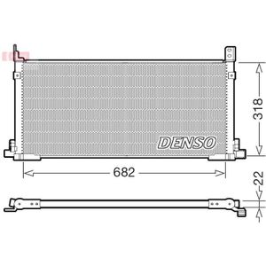 Condensor, Airconditioning Toyota Denso Dcn50135