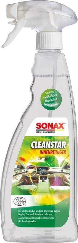 Sonax - CleanStar Ecocert - Interieurreiniger - 750ml