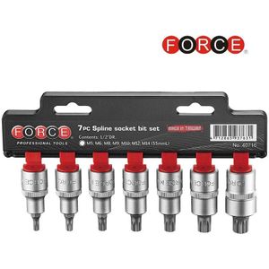 7pc 1/2DSpline Socket bit set