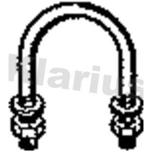 Uitlaatklem Mercedes Mercedes-Benz Klarius 430011